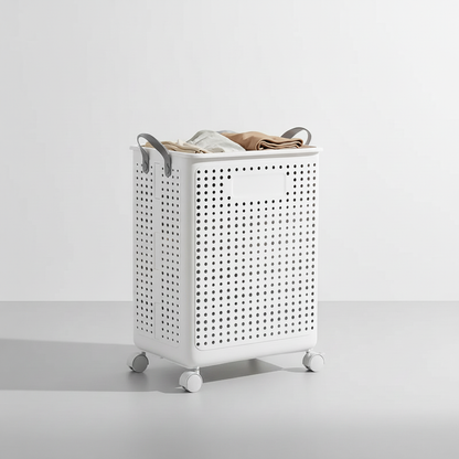 Klappbarer Rollen Wäschekorb - LaundryGlide