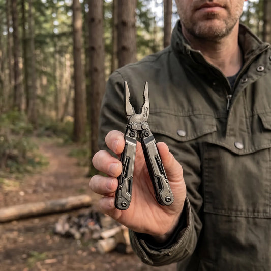 Klappbares Multitool Mit 18 Funktionen Und Zange -  Fieldcore