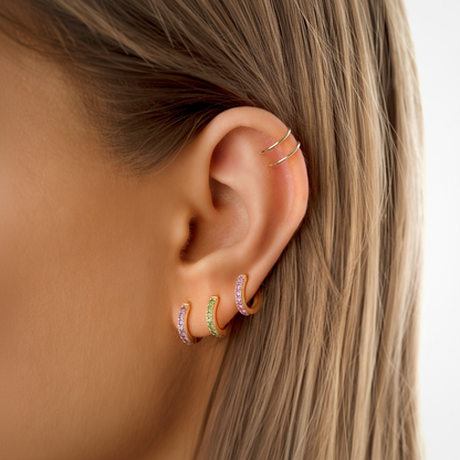 Klassische Creolen - GleamHoops 