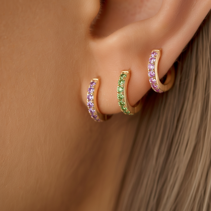 Klassische Creolen - GleamHoops 