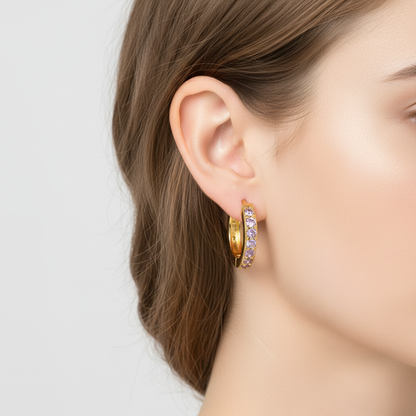 Klassische Creolen - GleamHoops 