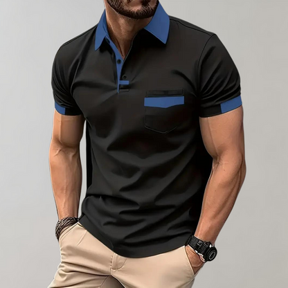 Men's Classic Polo Shirt in Breathable Polyester - Timeless Style and Comfort 5