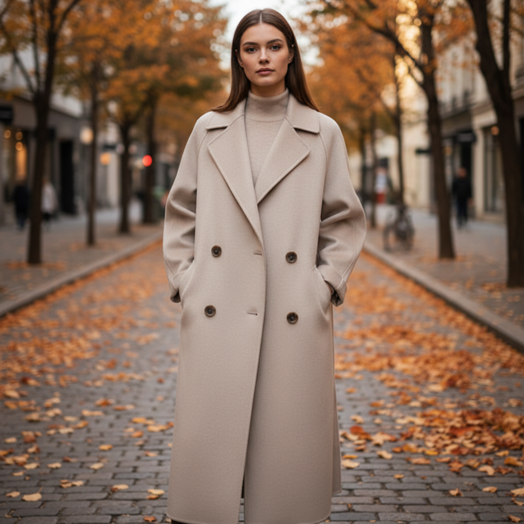 Klassischer Damenmantel - Maja