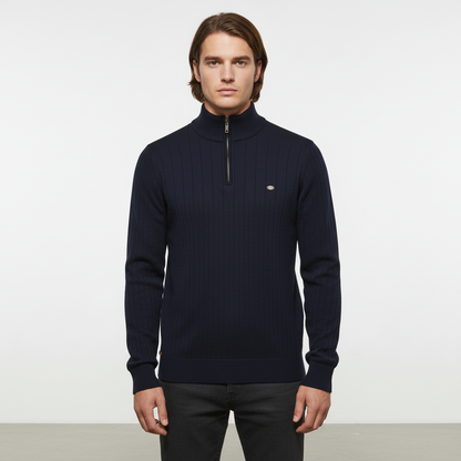 Klassischer Pullover Mit Reißverschluss - Finn