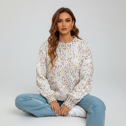 Klassischer Rundhals-Pullover - Martina