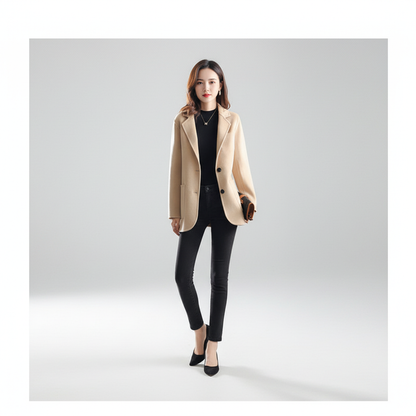 Klassischer Tweedmantel - Susanne