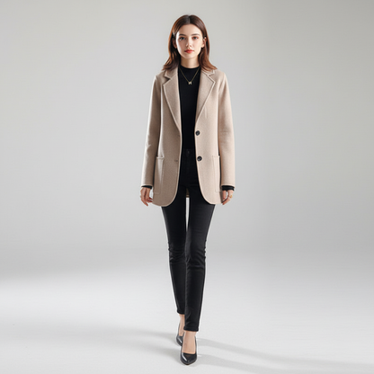 Klassischer Tweedmantel - Susanne