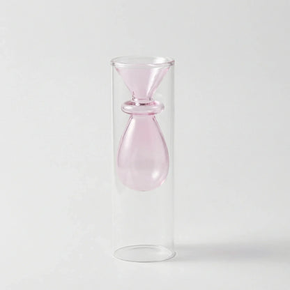 Kleurrijke Noordse Glazen Vaas In Sculptuurvorm - Lumivase