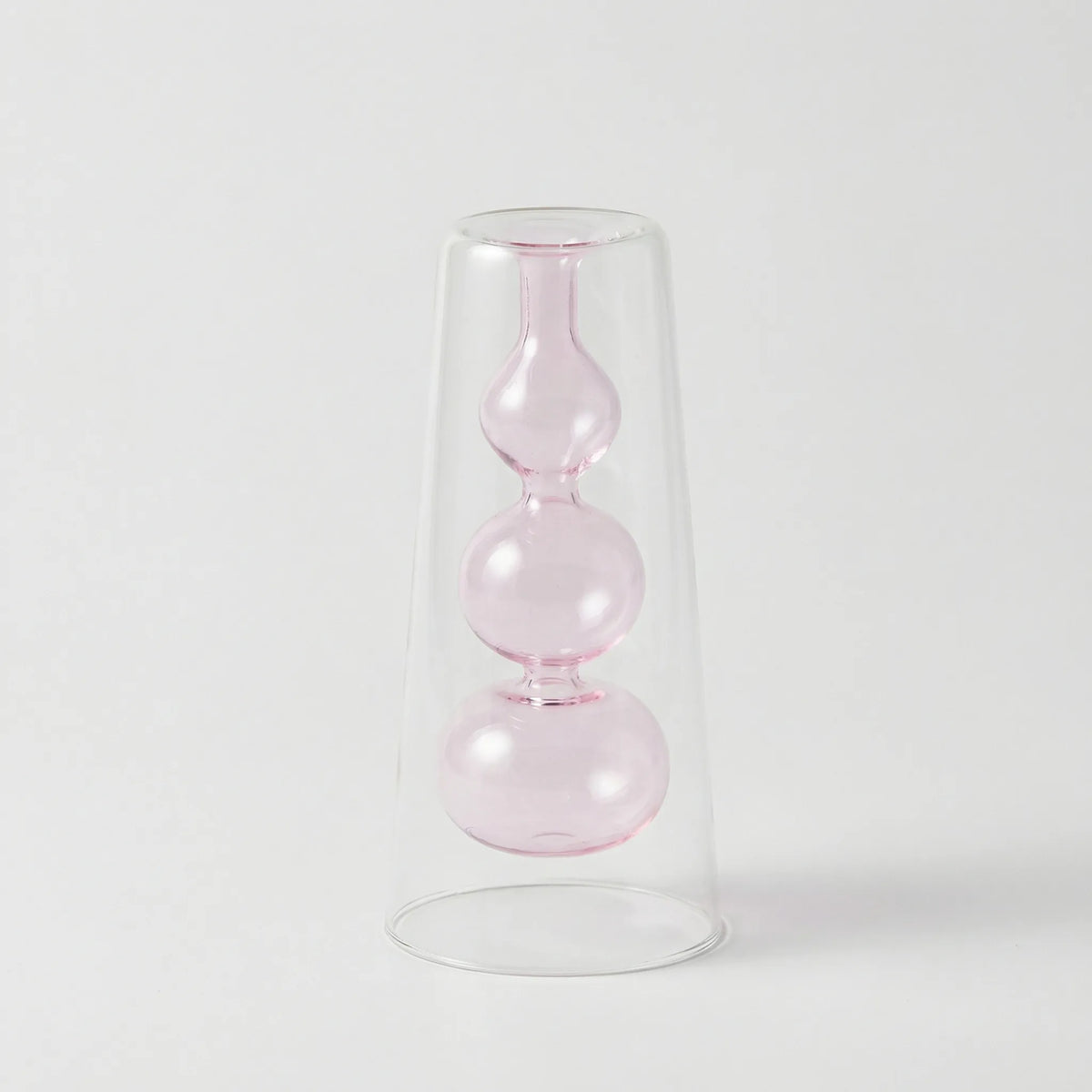Kleurrijke Noordse Glazen Vaas In Sculptuurvorm - Lumivase