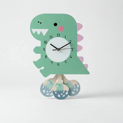 Kleurrijke Slingerwandklok Met Dierenontwerp - Tikkibee