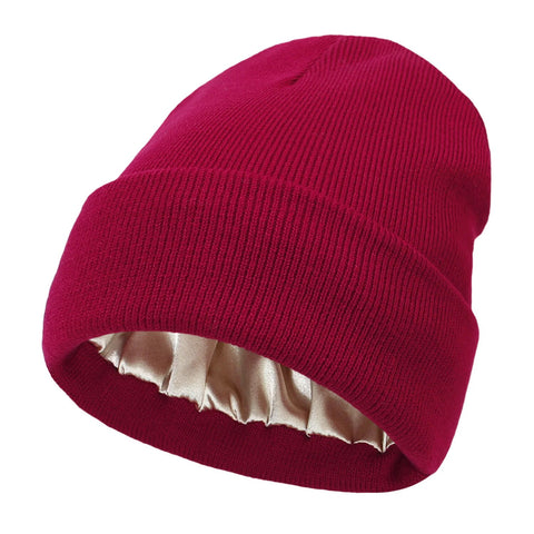 Wintermütze mit Seidenfutter - Noor
