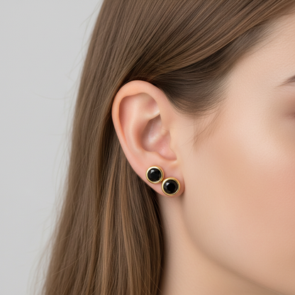 Kompakte Hoop Ohrringe - Shimmerhoop 