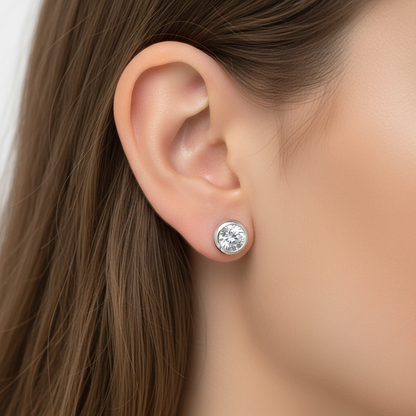 Kompakte Hoop Ohrringe - Shimmerhoop 