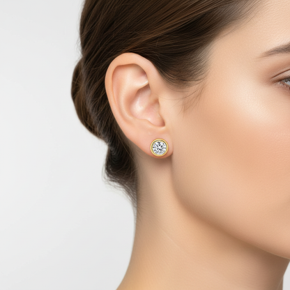 Kompakte Hoop Ohrringe - Shimmerhoop 