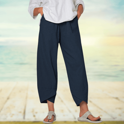 Leichte Baumwollhose mit Elastischem Bund – Mila