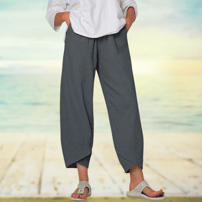 Leichte Baumwollhose mit Elastischem Bund – Mila