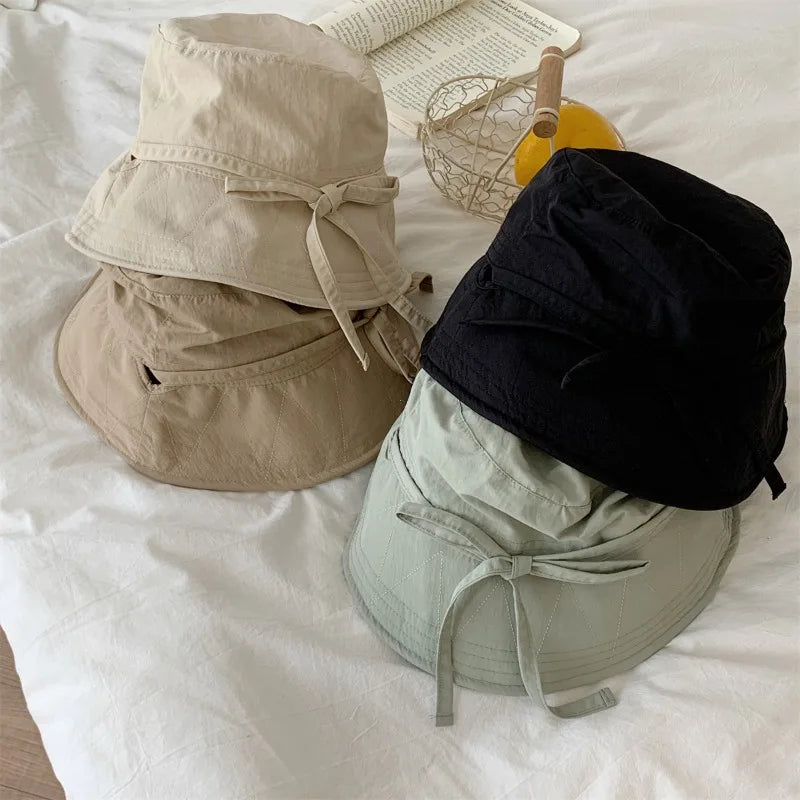 Damen-Anglerhut mit Kinnriemen und Sonnenschutz – Aislyn
