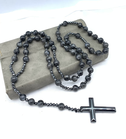 Kreuz-Rosenkranz-Halskette - PowerNecklace 