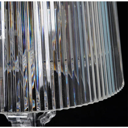 Klarer Acryl-Lampenschirm, modern, transparent, für Wohnzimmer, Schlafzimmer, stilvoll.