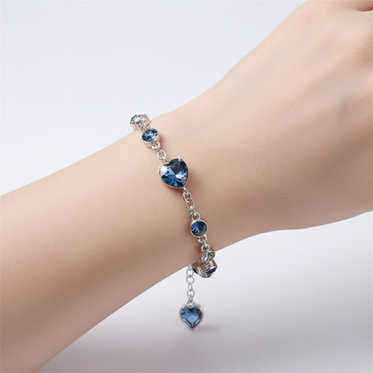 Kristallarmband Mit Herz - OceanHeart 