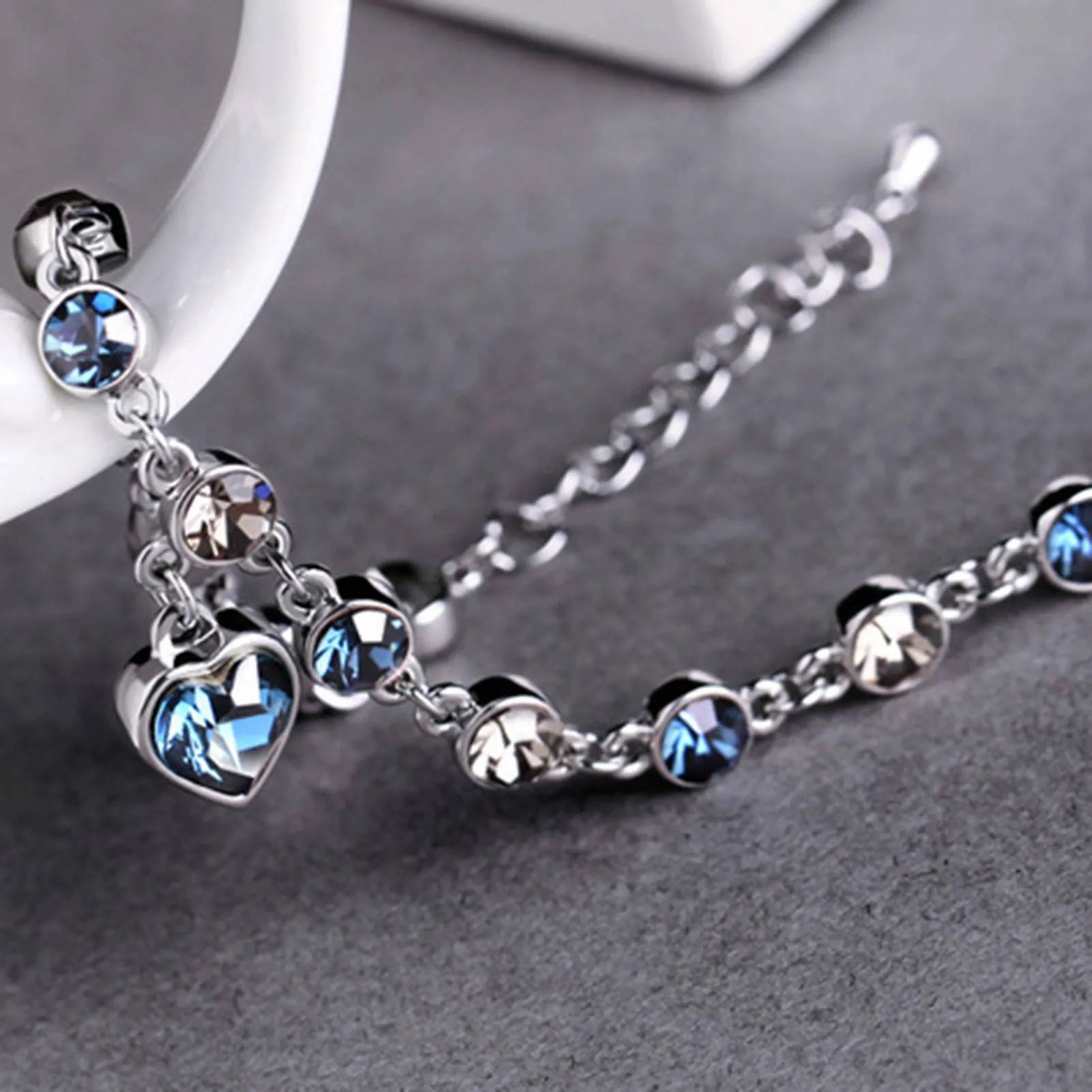 Kristallarmband Mit Herz - OceanHeart 