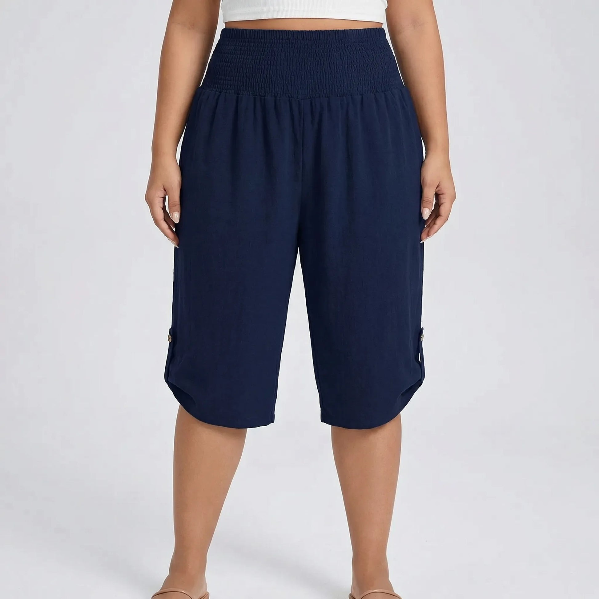 Kurze Damenhose In Großen Größen - Gladys