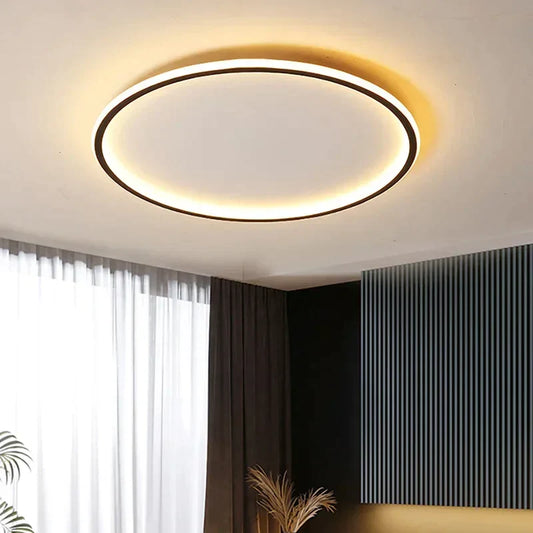 Moderne runde LED-Deckenleuchte, nordisches Design, Wohnzimmer, Schlafzimmer, Flur.