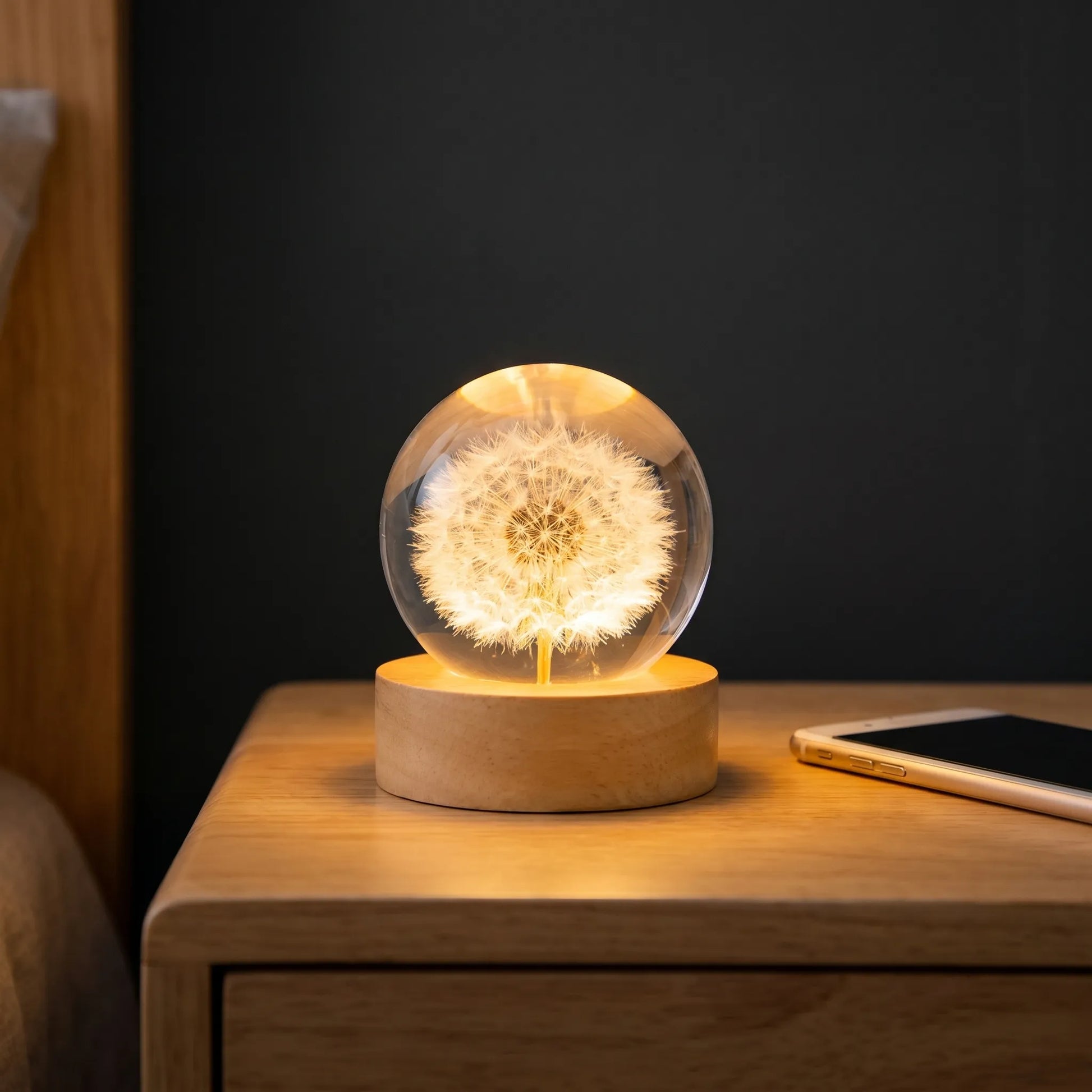 LED Crystal Cube Night Light -  Lumicryst
