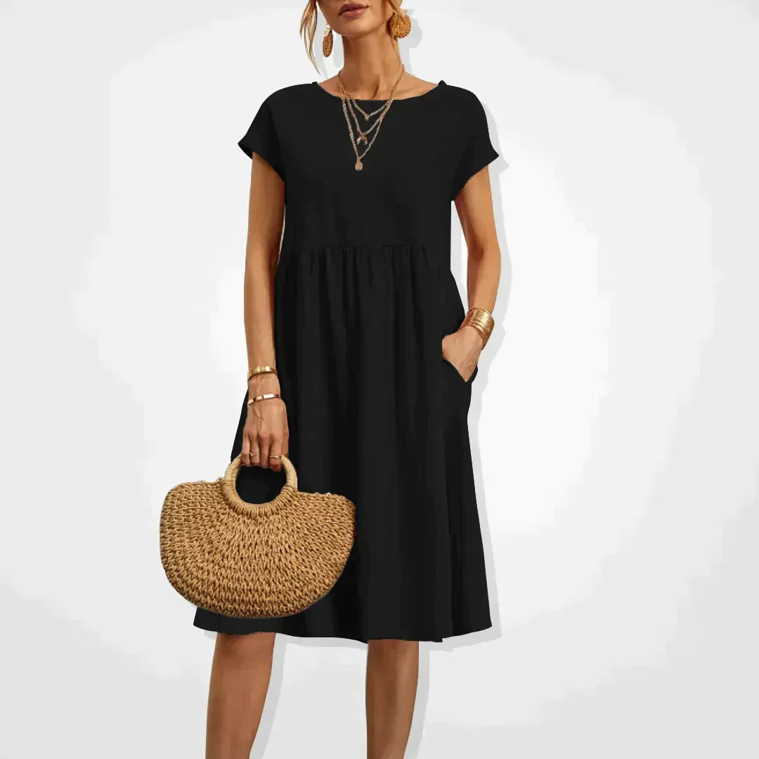 Luftiges Leinenkleid – Elodie