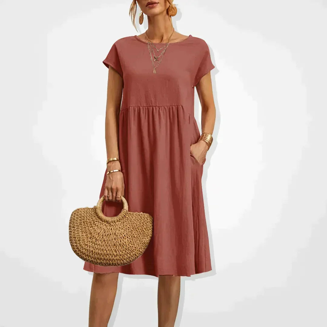 Luftiges Leinenkleid – Elodie