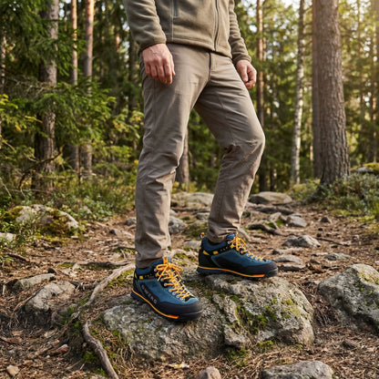 Laag Gesneden Outdoorschoen Met Vetersluiting - Brad
