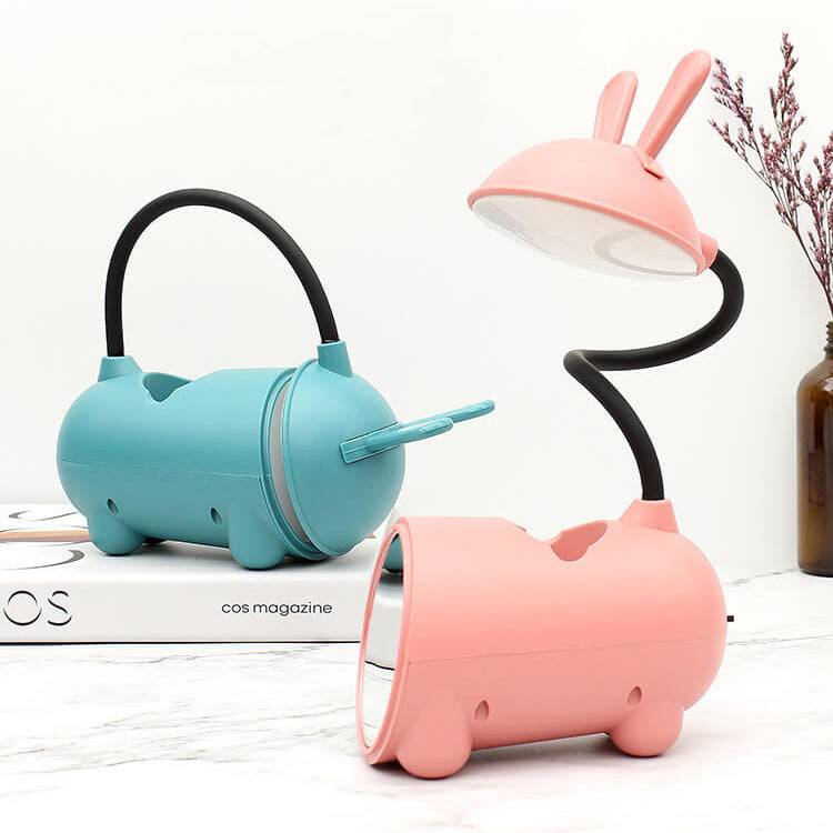 Bunny LED Desk Lamp with Pen Holder – Touch Control & USB Charging for Girls 6