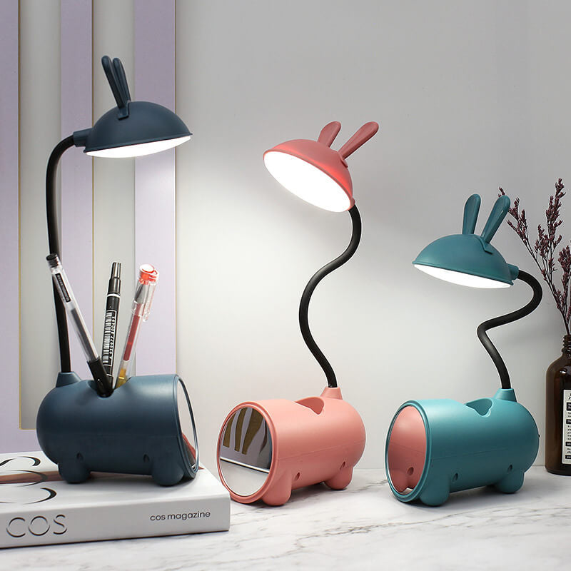 Bunny LED Desk Lamp with Pen Holder – Touch Control & USB Charging for Girls 7