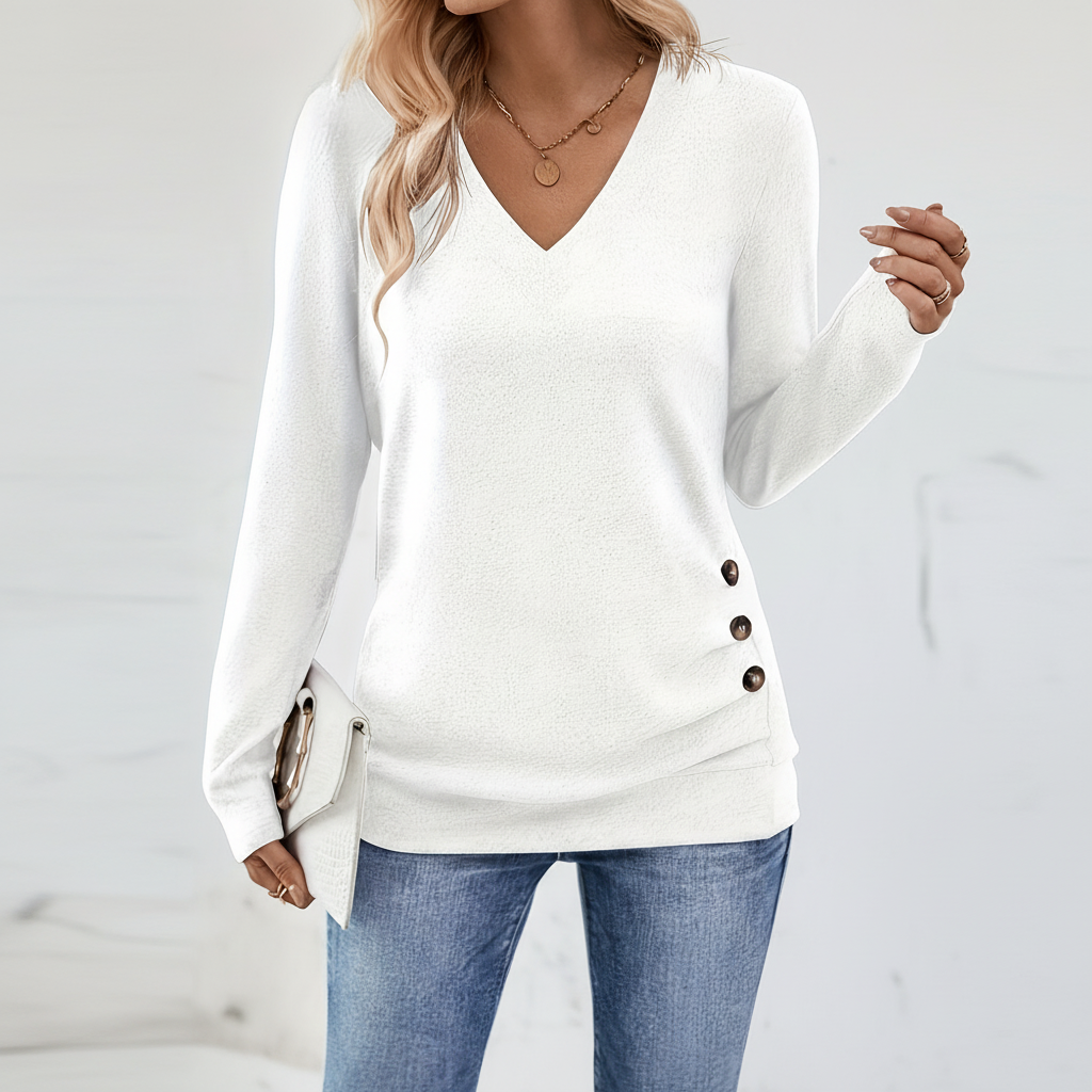 Langärmliger Komfortpullover - Brigitte