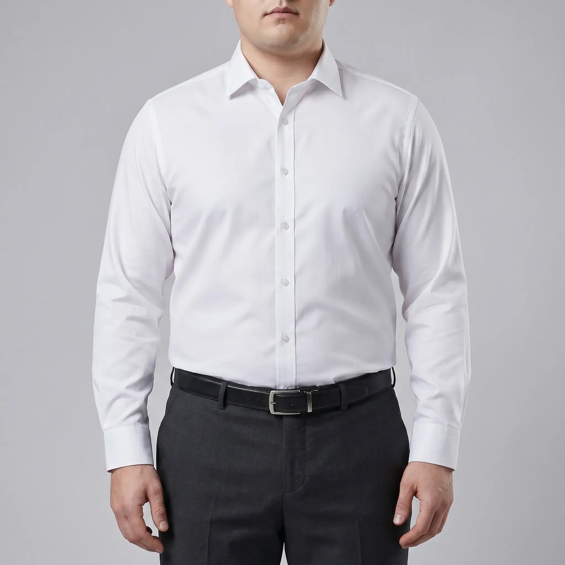 Langärmliges Herrenhemd Slim Fit - Percy