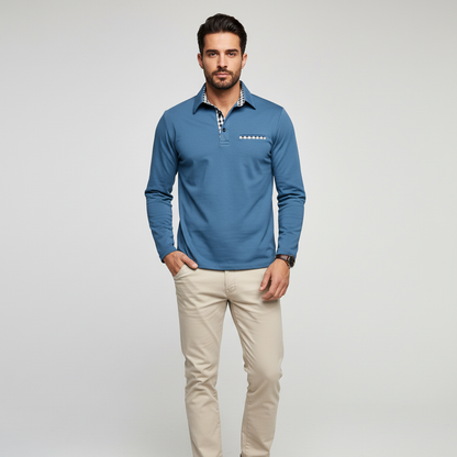 Langärmliges Poloshirt - Walter