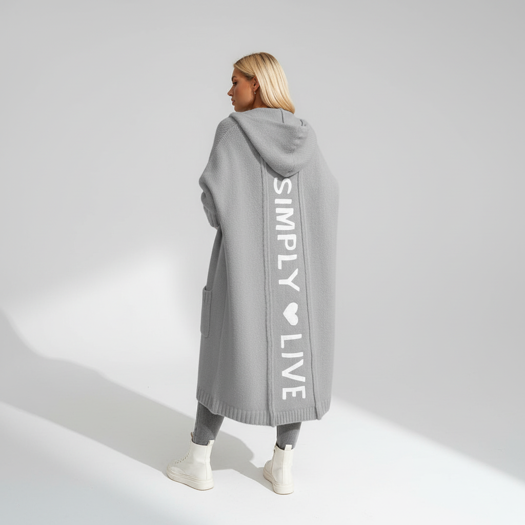 Lange Strickjacke - Valentina