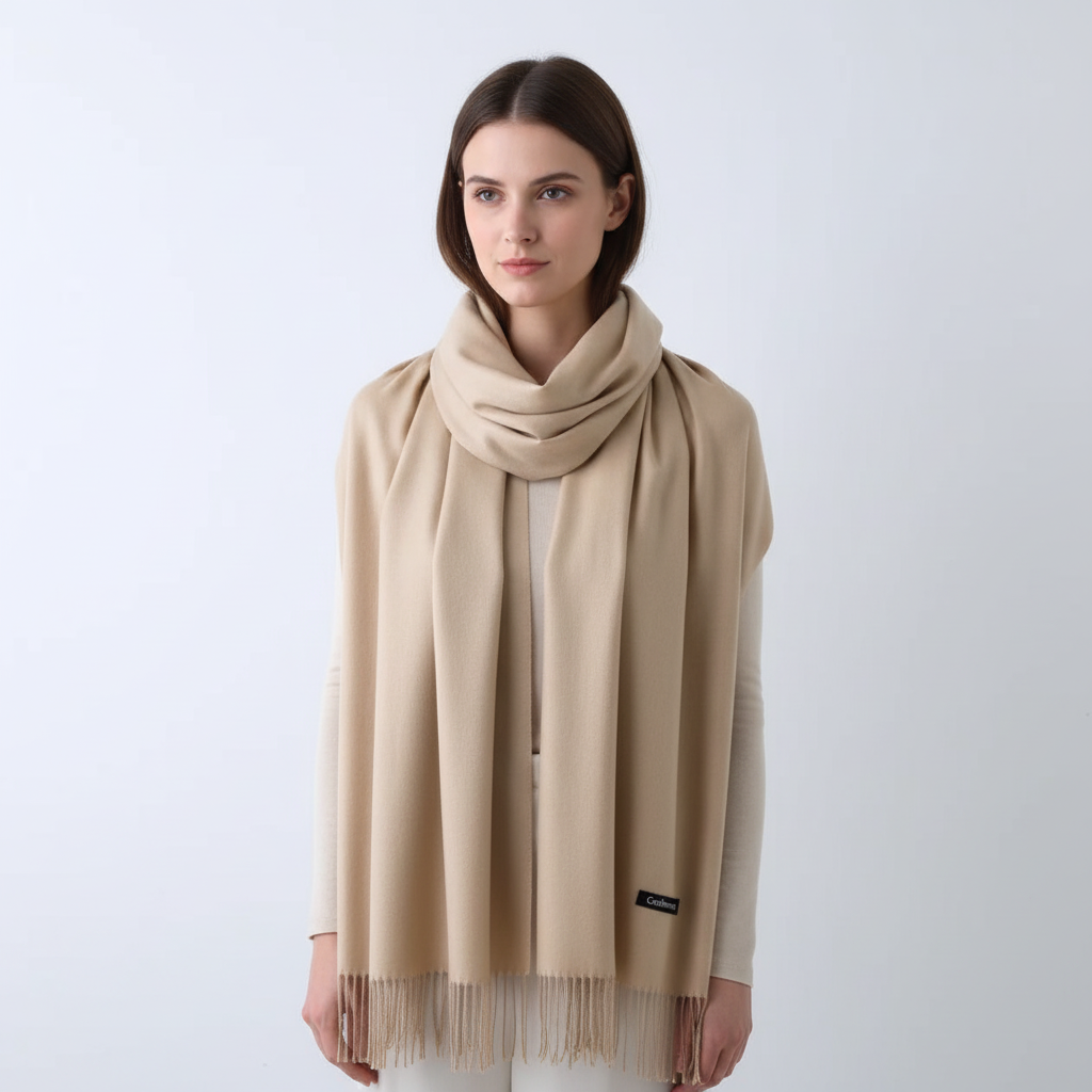 Langer Damen-Kaschmirschal - CashmereLux