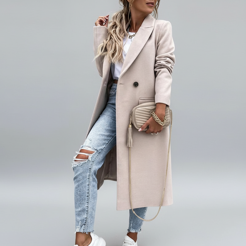 Langer Damenmantel - Alina