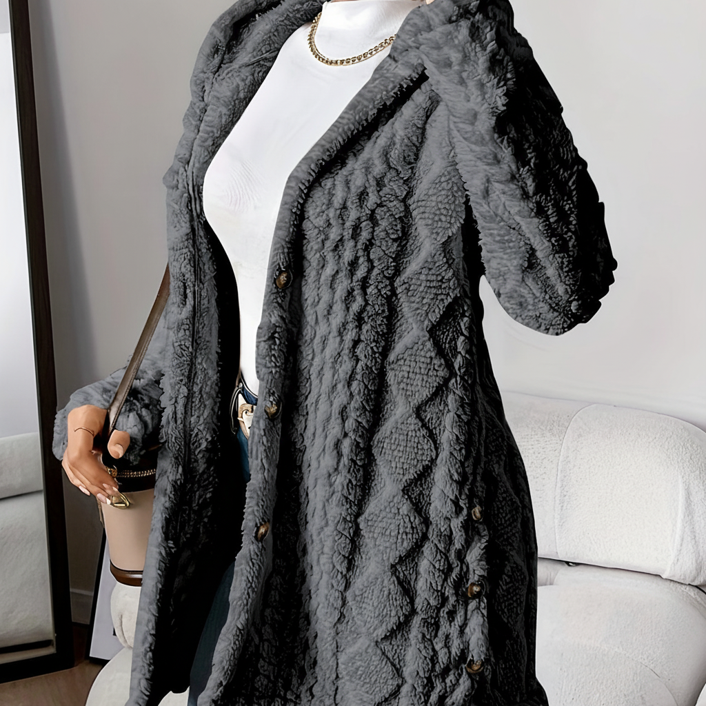 Lange Damen-Strickjacke - Maja