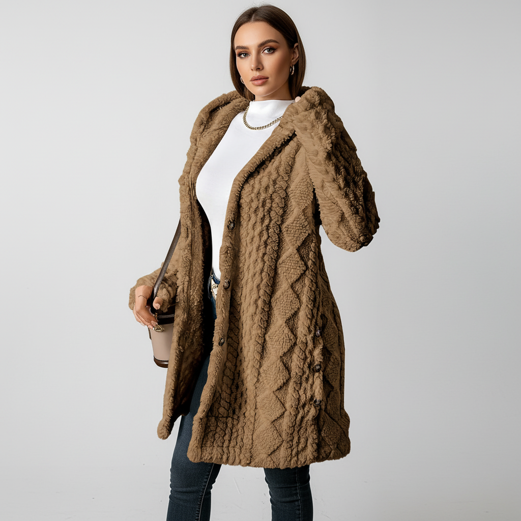 Lange Damen-Strickjacke - Maja
