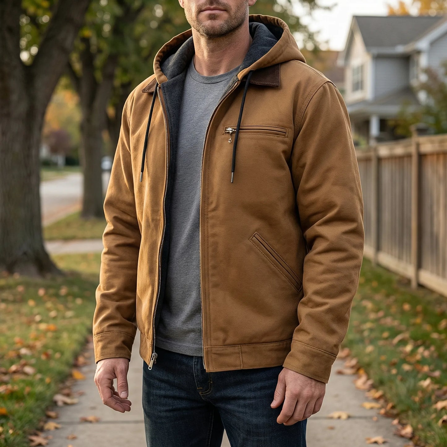 Lässige Jacke Mit Reißverschluss - Bennett