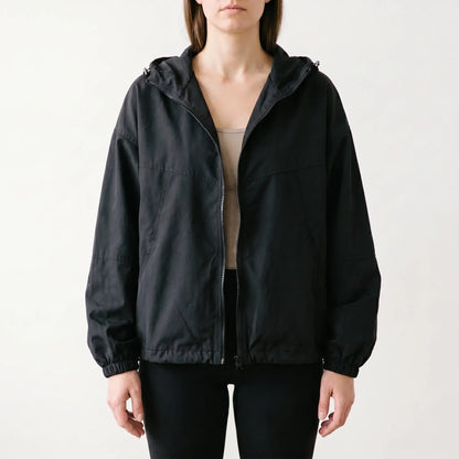 Lässige Windbreaker Jacke Mit Kapuze -  Regina