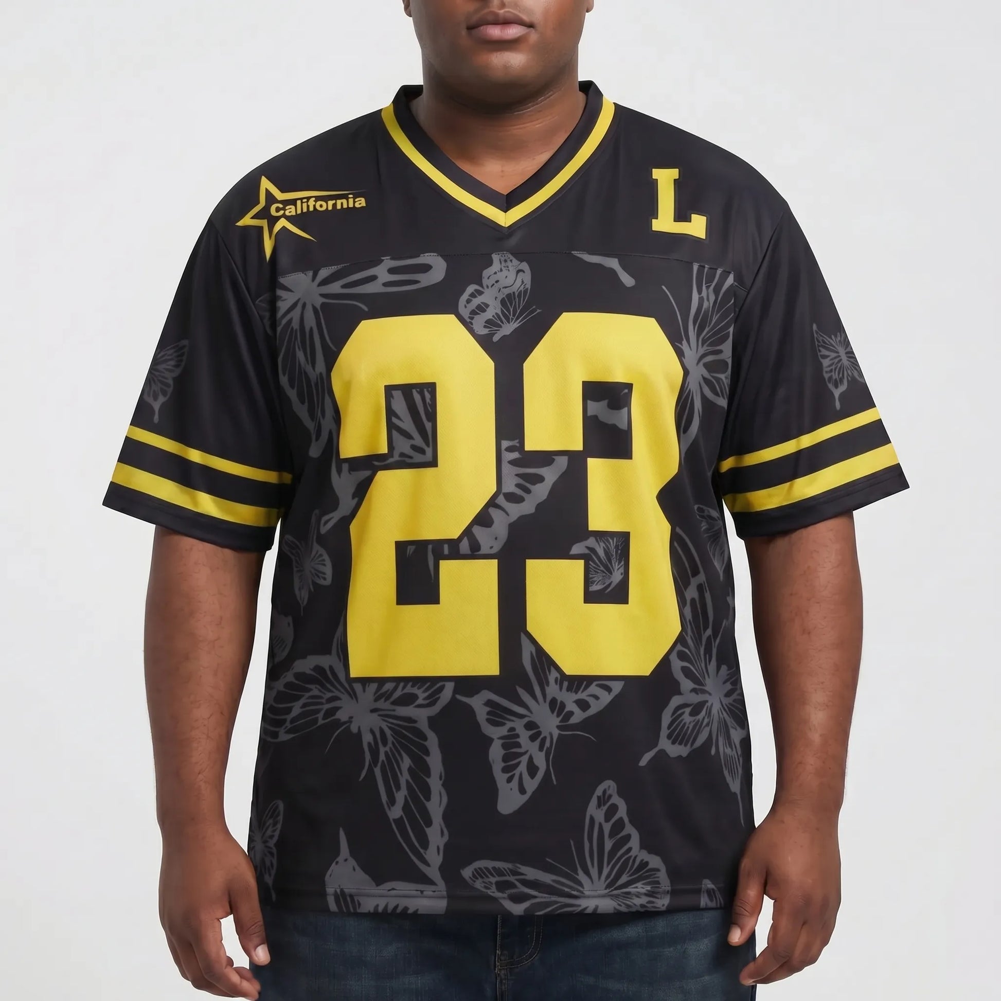 Lässiges Sportswear T Shirt Mit V-Ausschnitt - Joel