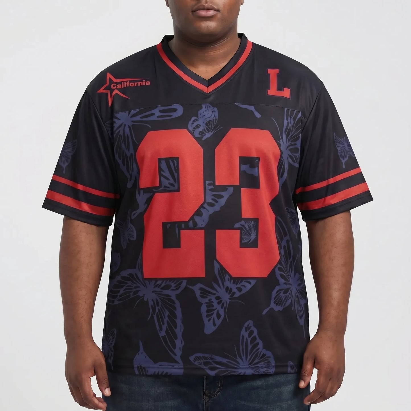 Lässiges Sportswear T Shirt Mit V-Ausschnitt - Joel
