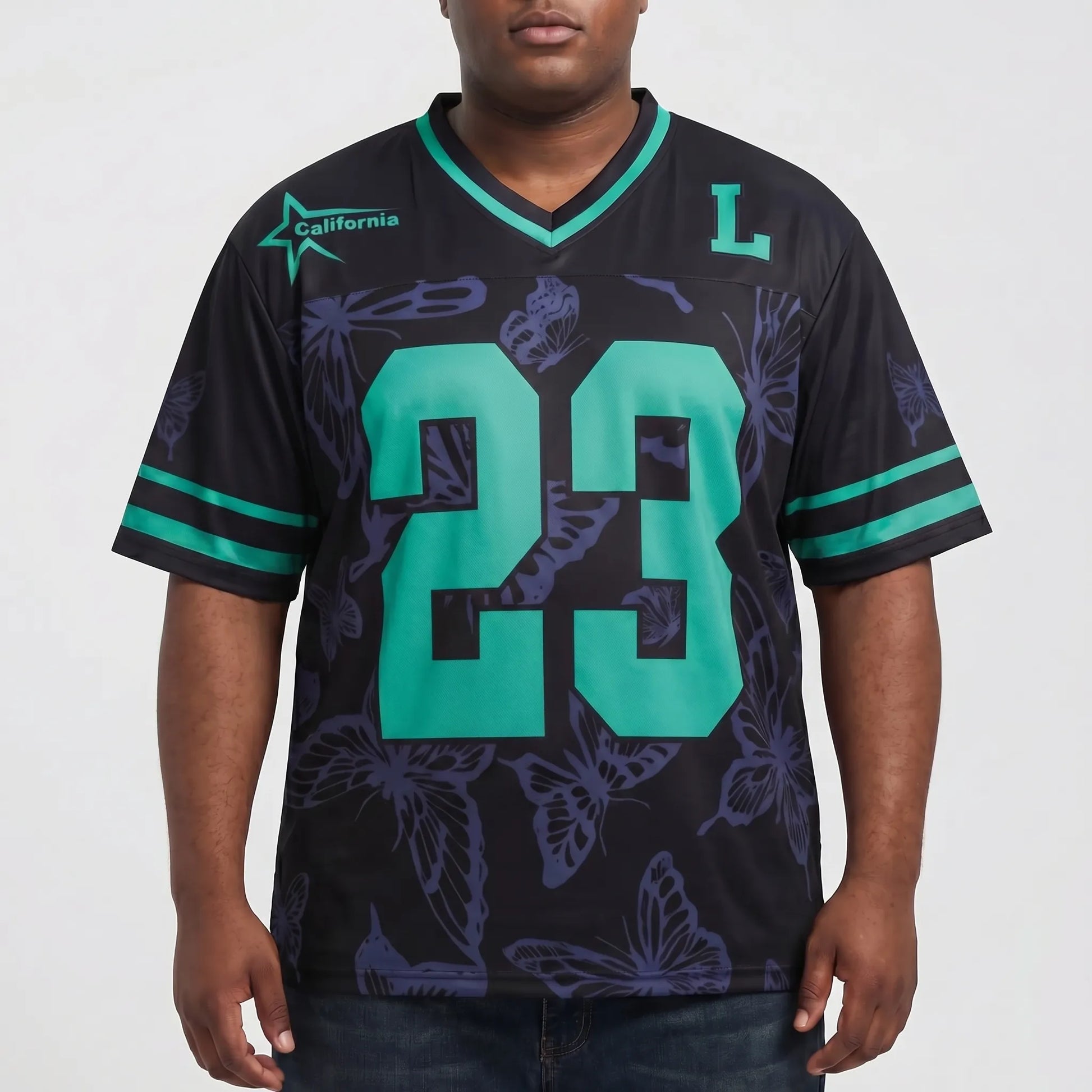 Lässiges Sportswear T Shirt Mit V-Ausschnitt - Joel