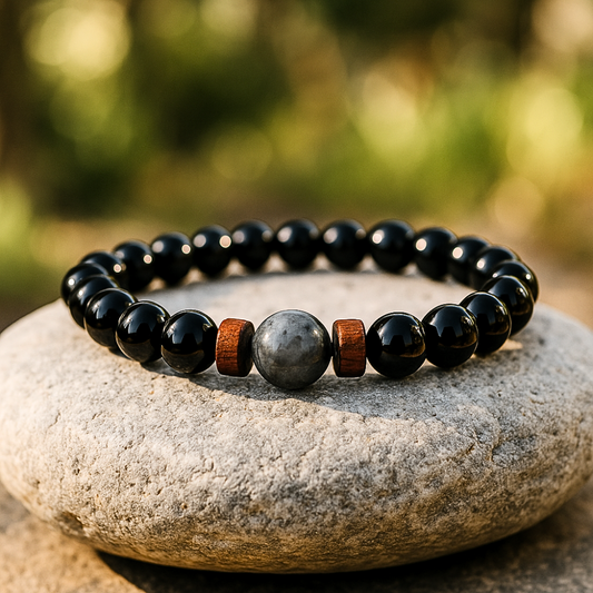 Lava-Männer| Natürliche Lavasteine Armband