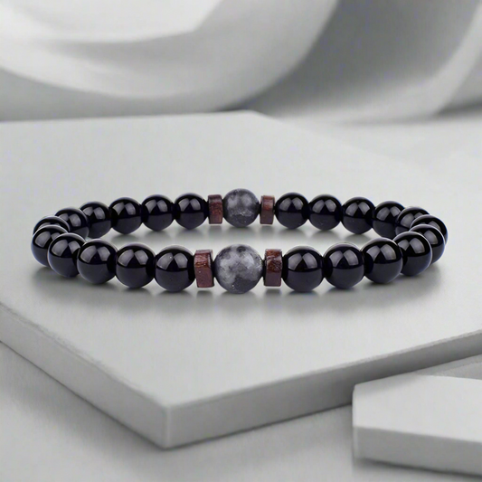 Lava-Männer | Natürliche Lava-Stein-Armbänder