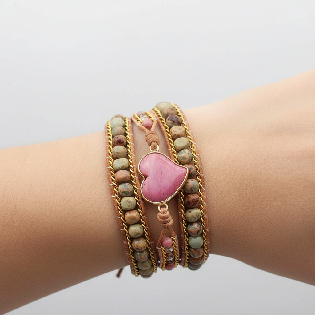 Lederwickelarmband - LoveBand 