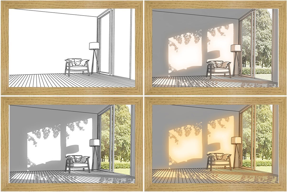LED Leuchtenbild – Luminza